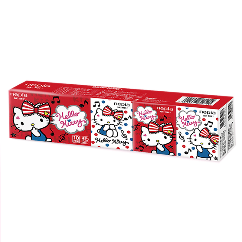 妮飘手帕纸卡通系列hellokitty