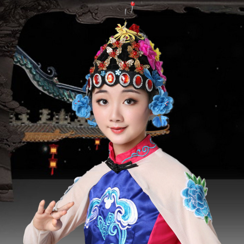 新款俏花旦儿童f古典舞蹈服心有翎兮戏服小花旦演出w服京剧表演服