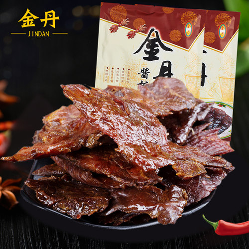 金丹湖南常德特色小吃卤牛肉