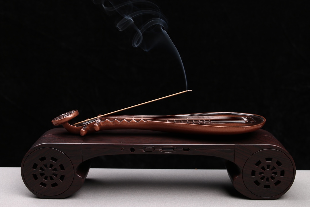 古典音乐机香插香器茶道卧香炉香具线插卡音箱线香炉瑜伽馆音乐