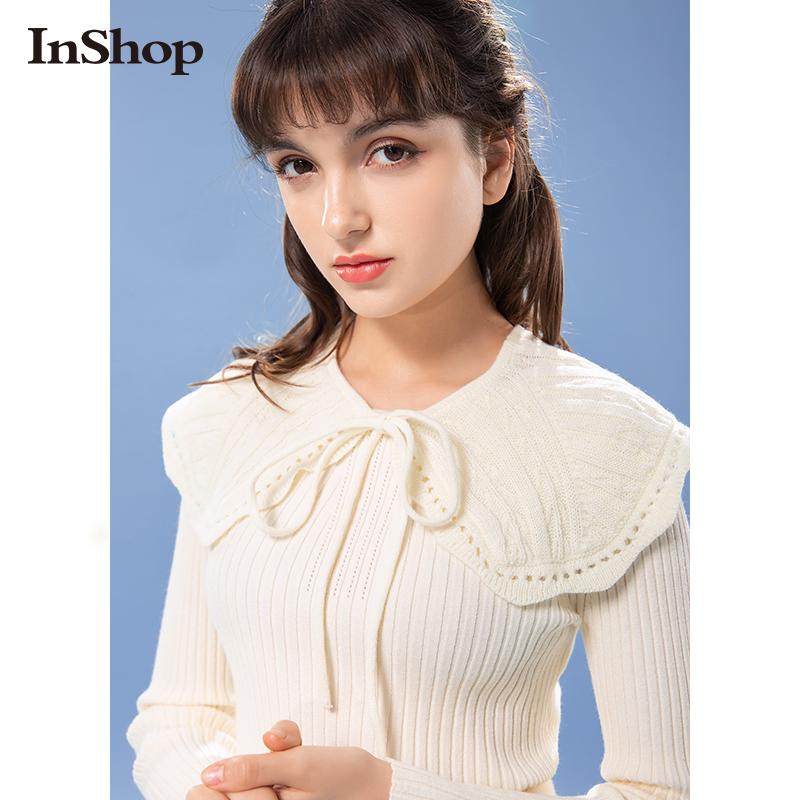 INSHOP新款春装系带披肩