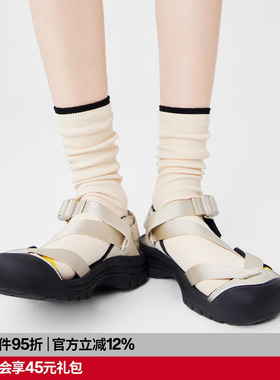 AR白色中筒袜纯色堆堆袜四季棉袜2026新款女ins潮r线AlmondRocks