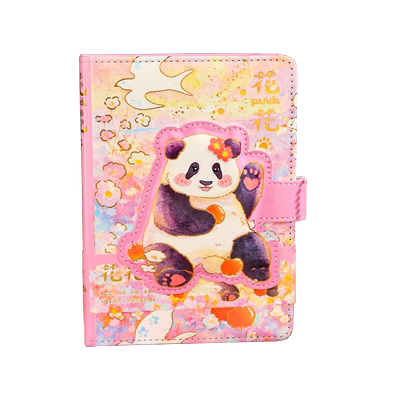 熊猫花花福宝文创笔记本手账本