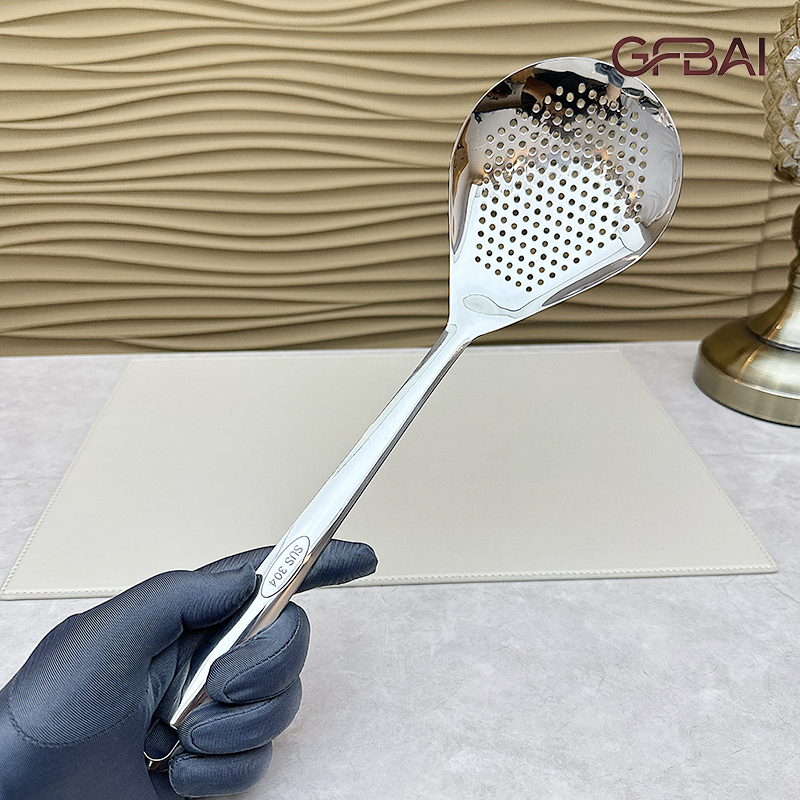 304不锈钢花椒漏勺捞面条饺子