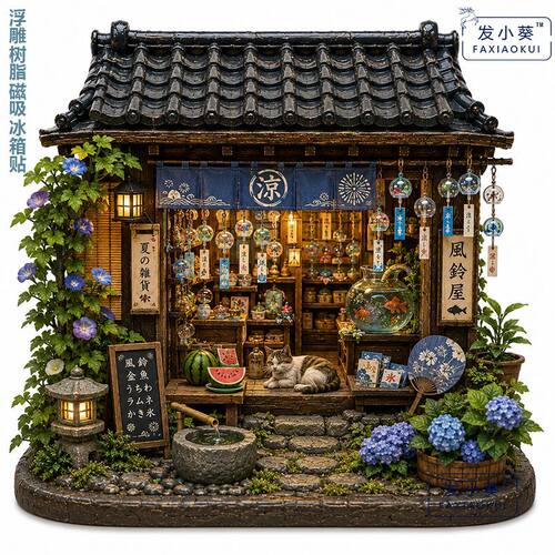 【夏夜风铃杂货铺】树脂冰箱贴