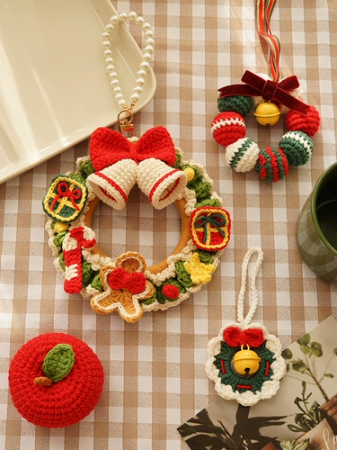 Набор материалов ручной работы, барсетка, плетеный рождественский крючок для вязания, «сделай сам», подарок на день рождения