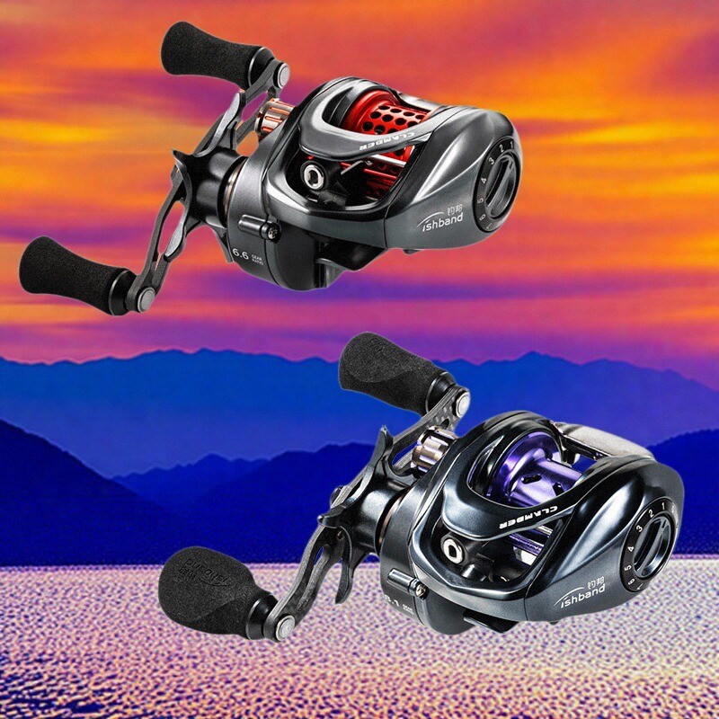 钓邦速克莱博马口白条小饵微物轮