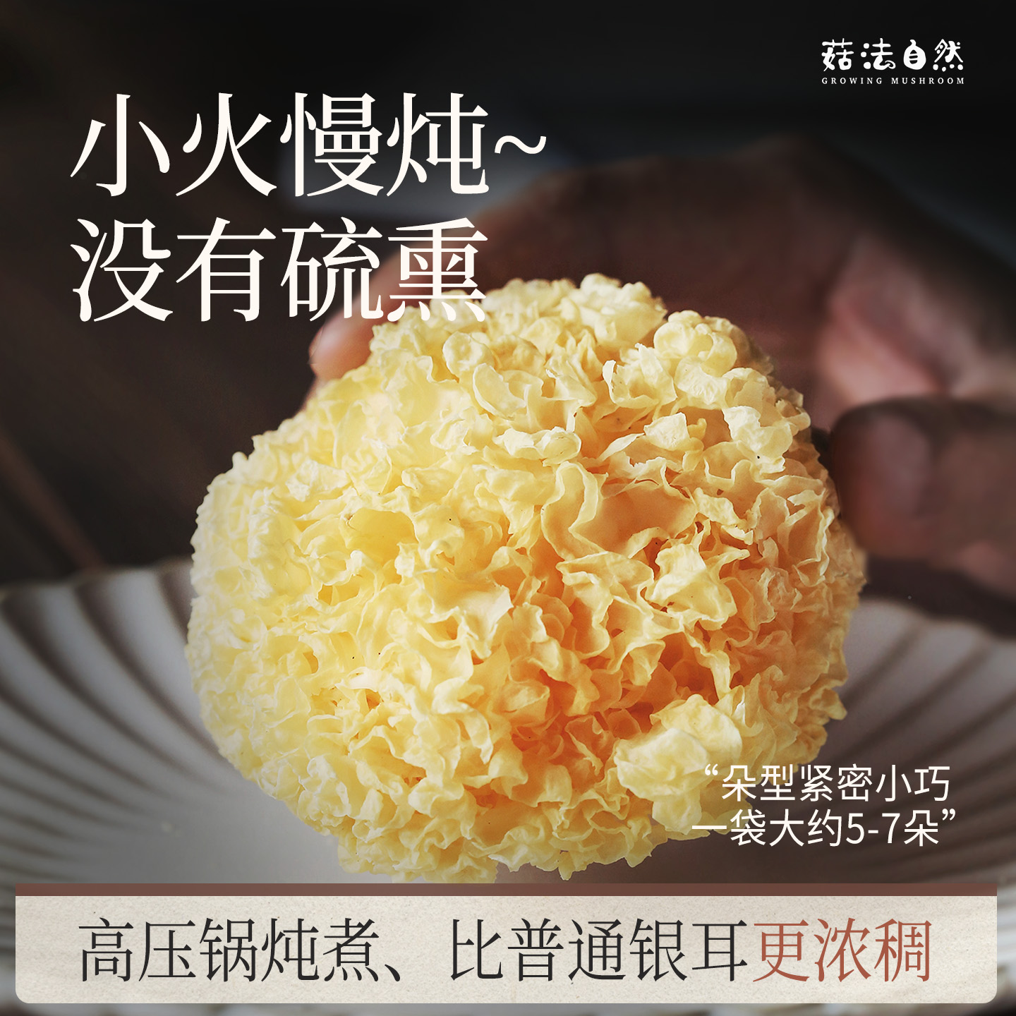 易出胶银耳干货古田正宗新鲜无硫