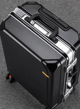 日本SMO/原创行李箱可坐人旅行箱男女20登机箱商务大容量26拉杆箱