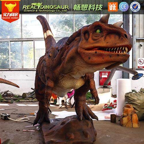 景区仿真恐龙美陈造景能动会叫户外景观互动恐龙模型游艺装置,商业/办公家具,商业美陈,淘宝优惠券,粉丝福利购,淘宝优惠卷