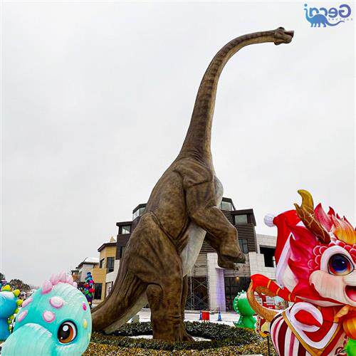 巨型仿真腕龙景区主题公园商场广场展览大型动态恐龙模型工厂仿生