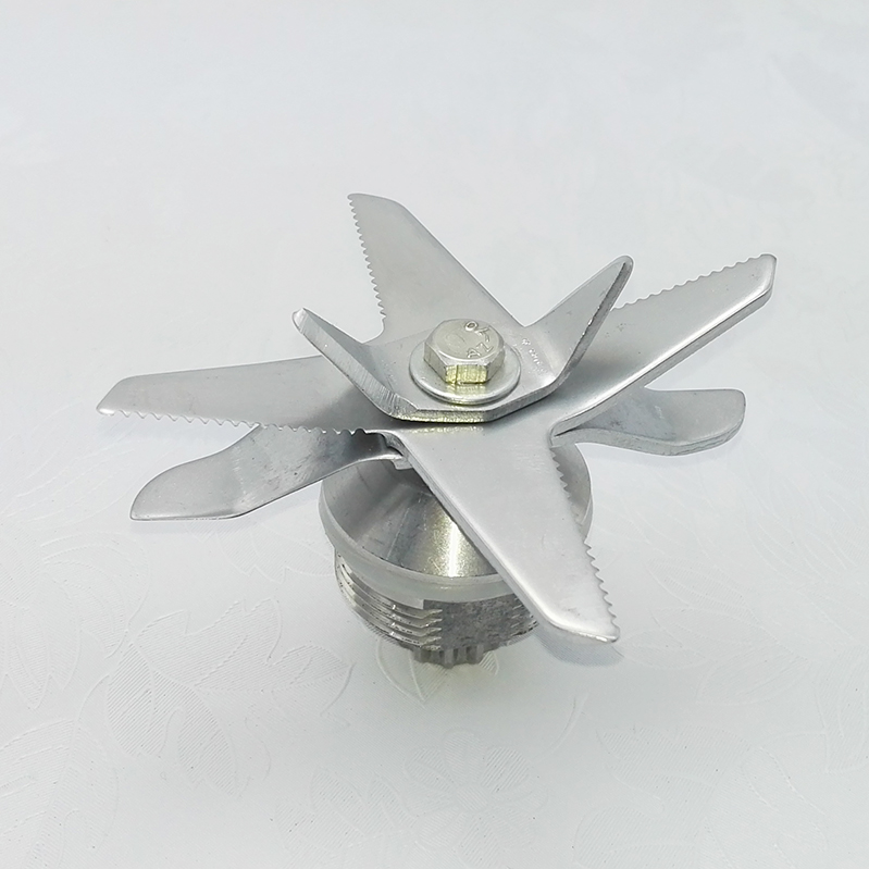 商用大马力沙冰机刀头 2L通用刀俎破壁料理豆浆机配件 搅拌机刀片