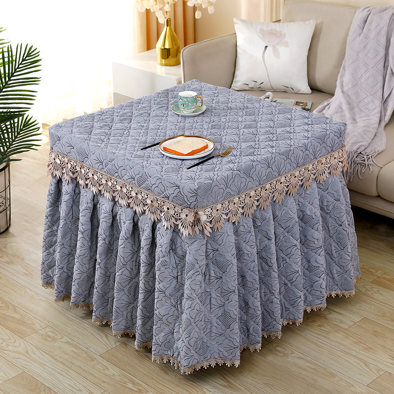 新烤火罩套加厚保暖正方形电炉罩冬季加绒双面绒家用取暖麻将机厂