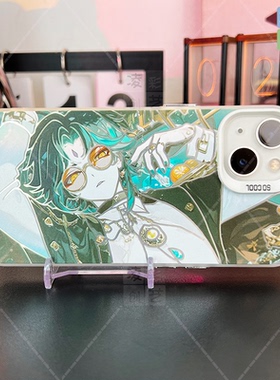 凌彩创艺原神芙宁娜魈茜特菈莉手机壳适用苹果17promax华为vivoiqoo13小米17一加ace5红米k80至尊IMD彩银壳