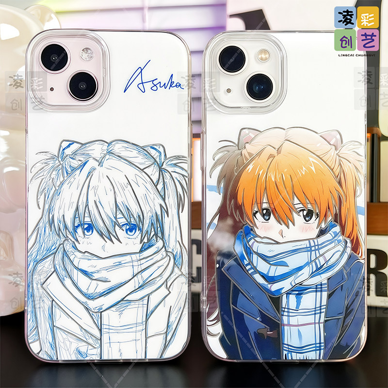 凌彩创艺动漫冬日明日香手机壳适用于苹果17promax华为vivoiqoo15小米17promax一加ace5pro红米k90IMD冰川纹,3C数码配件,手机保护套/壳,淘宝优惠券,粉丝福利购,淘宝优惠卷