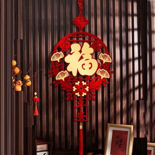 笼吊灯新年灯笼氛围旦挂件2026年柜台长杆马年挂饰新年diy手工包