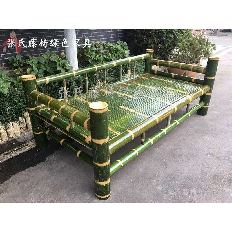 午休沙发竹床竹家具藤椅天然竹床床沙发椅踏踏老式罗汉米氏张楠竹
