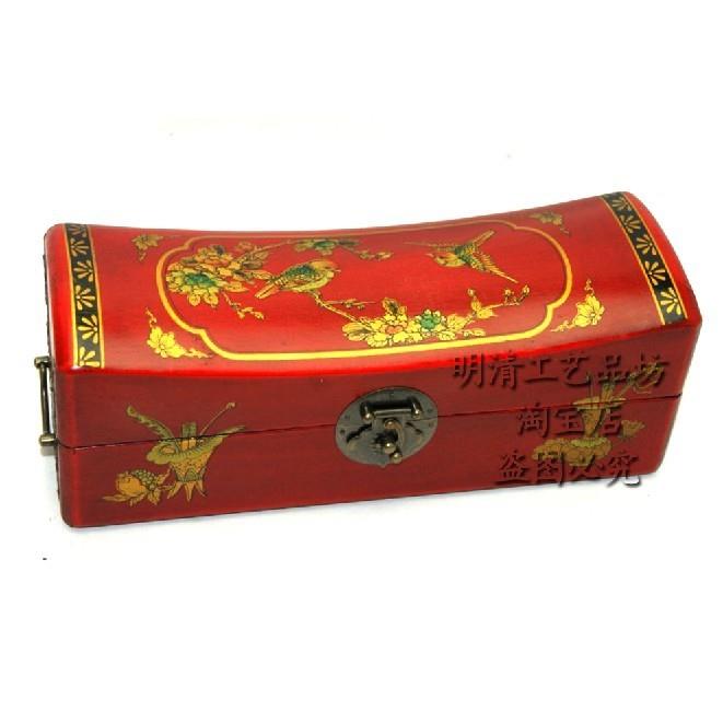 仿古皮盒仿古木盒收纳盒仿古枕头盒
