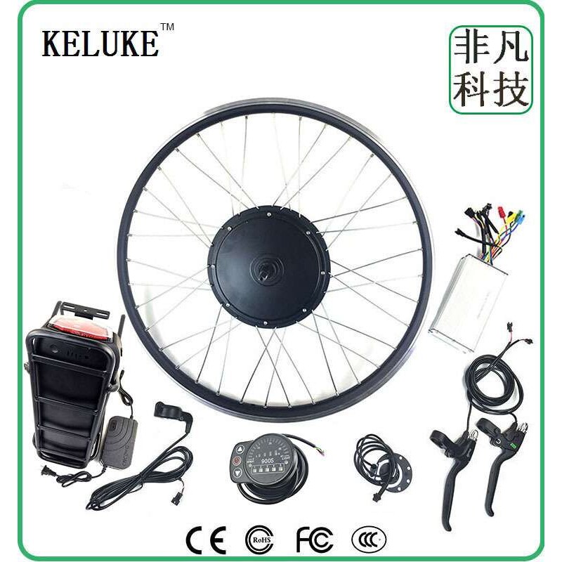自行车山地车改装后驱旋飞电动助力套件48V1000W后货架锂电KT900S