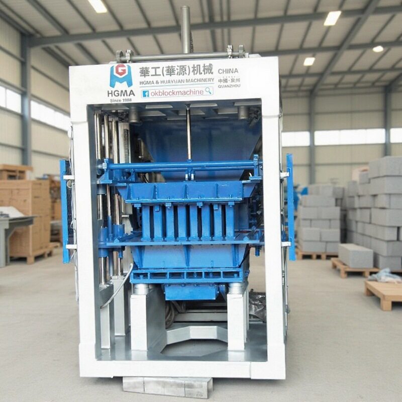 华源QT4-15全自动水泥免烧彩砖机 免烧砖机 中小型免烧砌块成型机