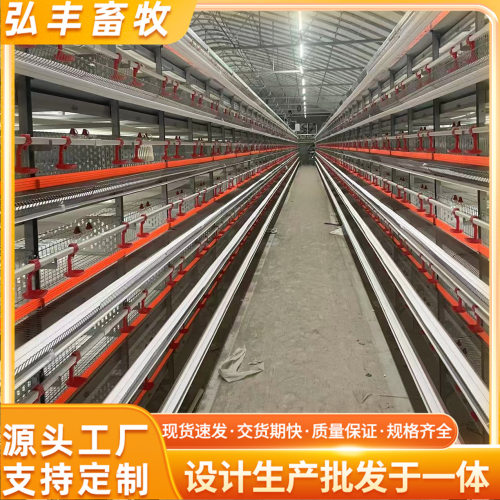 层叠现代化鹌鹑笼子阶梯式饲养笼全自动喂水养殖设备6层立式笼子
