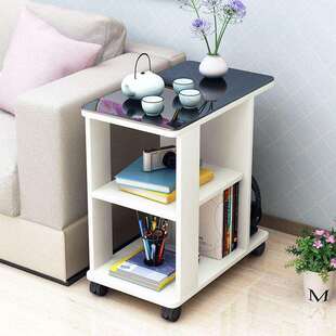 茶几现代简约沙发边几客厅移动角几迷你功夫小茶几钢化玻璃厂