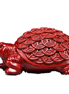 福匠人木祝福客厅工艺品金钱龟