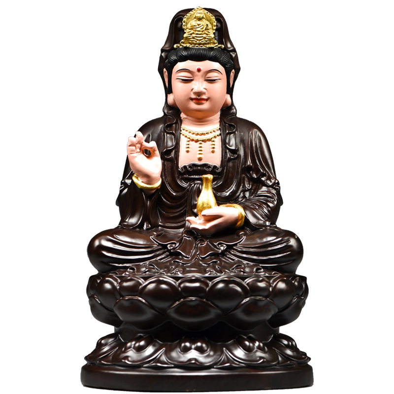黑檀木祝福新古典客厅摆件