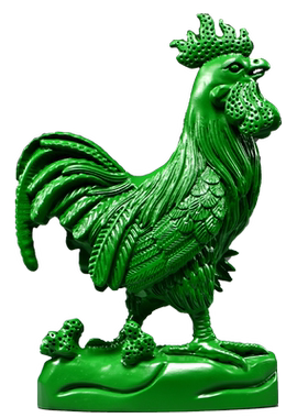 实木质祝福新古典客厅吉祥物摆件