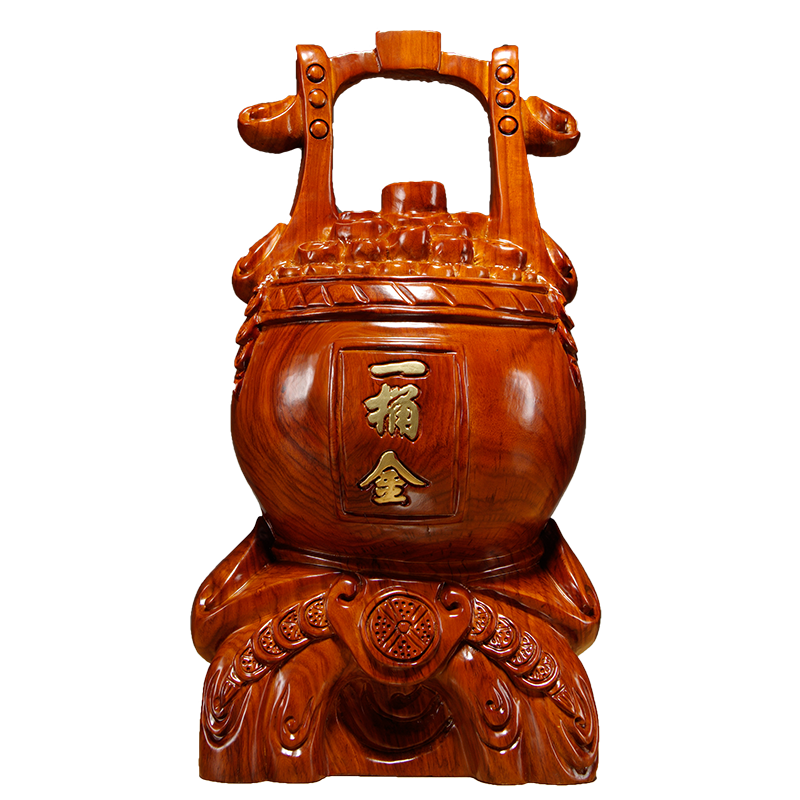木雕摆件家居客厅开业送礼工艺品