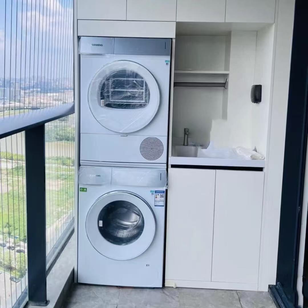 SIEMENS/西门子WG54K7D00W/D10W/80W+WQ55K7U00W小幸熨洗衣机套装