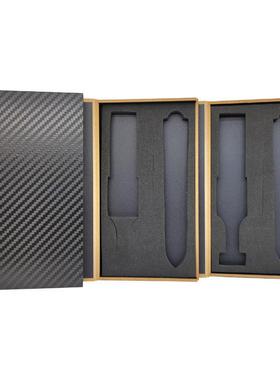 手表带包装蝴蝶扣手表带包装盒针扣表带包装盒黑色皮表带木盒爆款