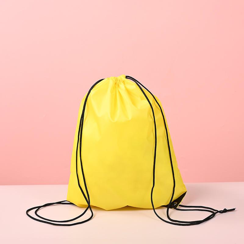 涤纶束口袋双肩包户外运动背包袋牛津布便捷抽绳篮球防水收纳爆款