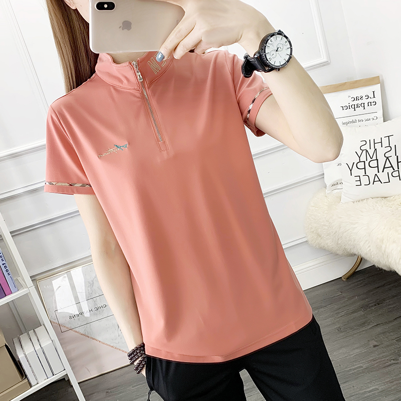 户外运动登山立领跑步衣透气T恤