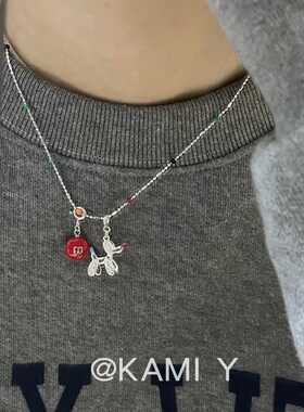 精致小巧ins可爱嘻哈吊坠项链