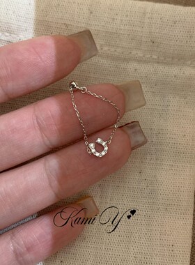 复古简约U形马蹄戒指女