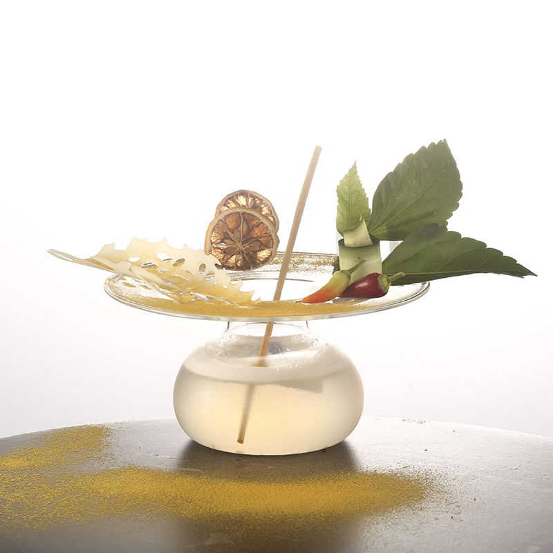 酒吧灵魂创意飞碟型分子可摆网红