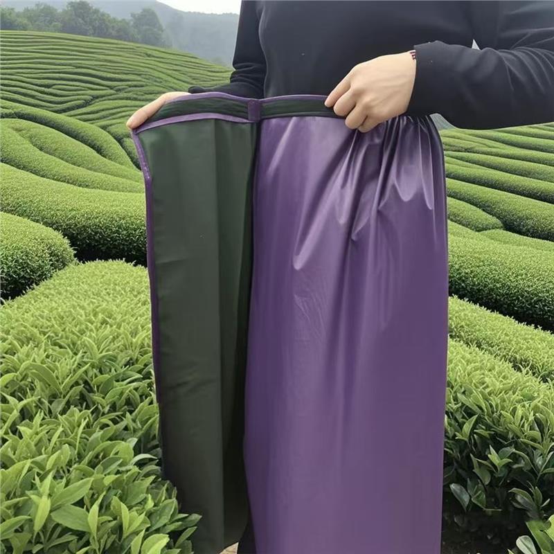 加厚防水雨裤户外防水雨裙围裙下半身防雨一片式雨衣护腿防刮裙裤