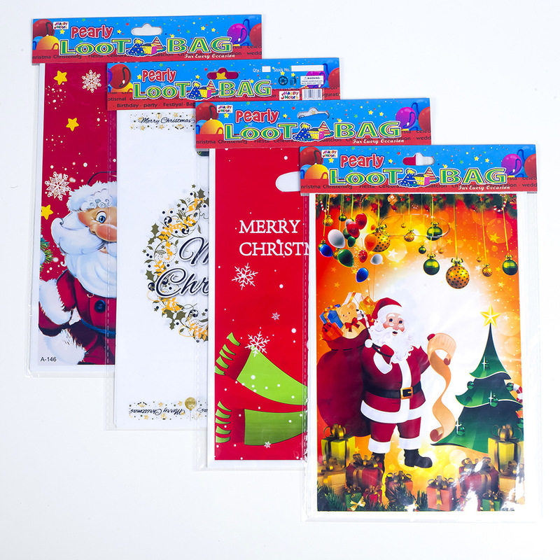 10pcs merry christmas gift bags santa claus christmas tree p