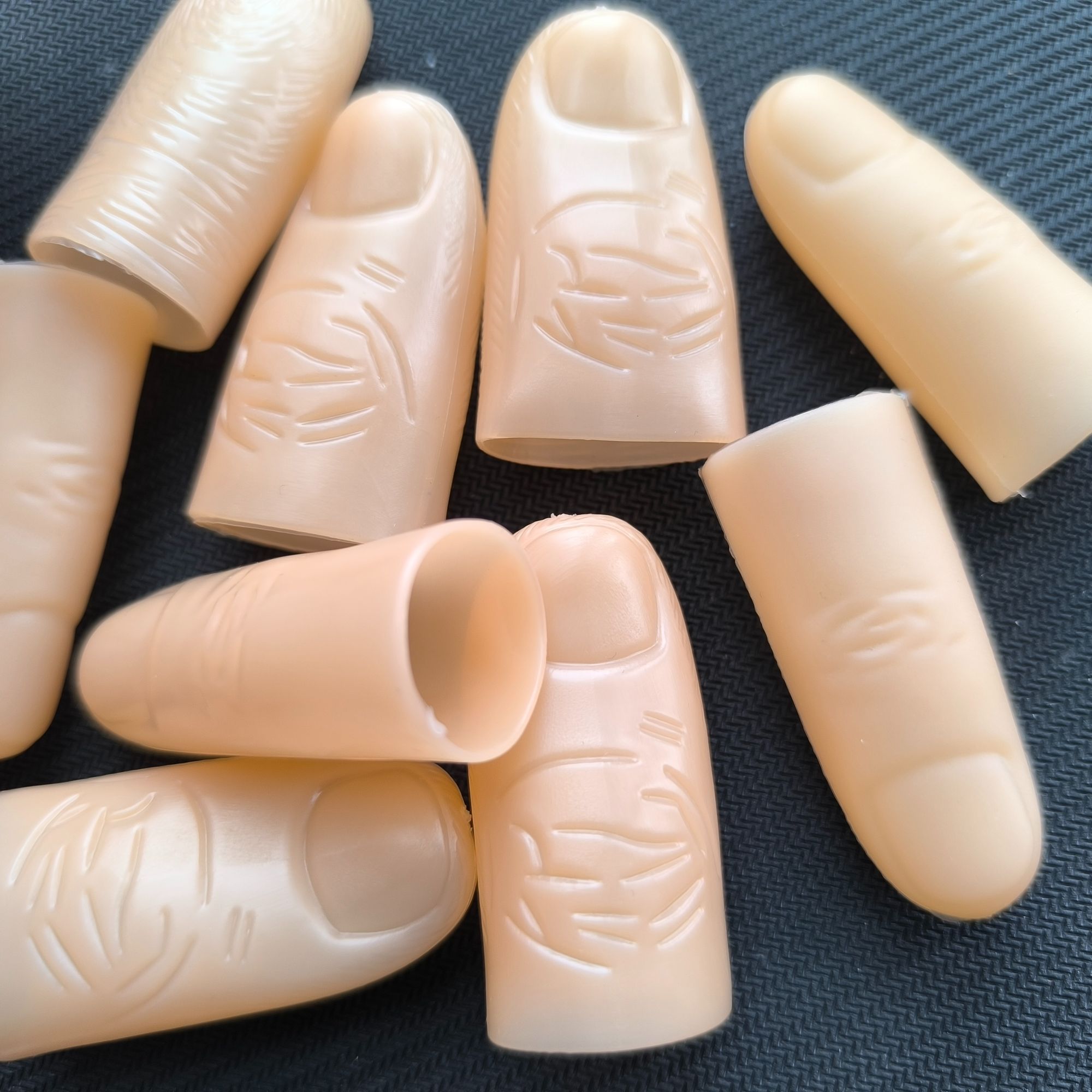 假手指套残疾人食指仿真硅胶