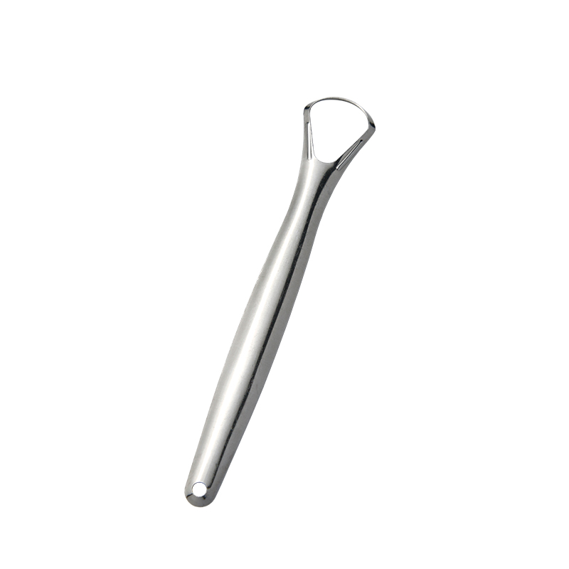 不锈钢手动刷牙刮舌苔刷刮舌器