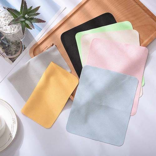 麂皮绒超细纤维眼镜布手机屏幕相机镜头清洁实用多用途高质镜布