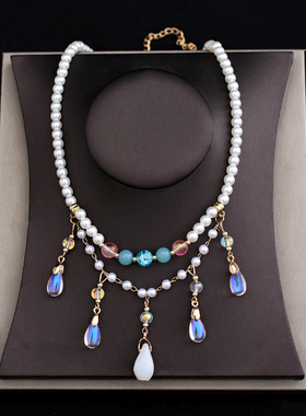 珍珠链条珍珠项圈汉服配饰