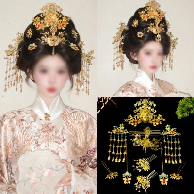 原创明制宫廷头饰百塔汉服配饰款