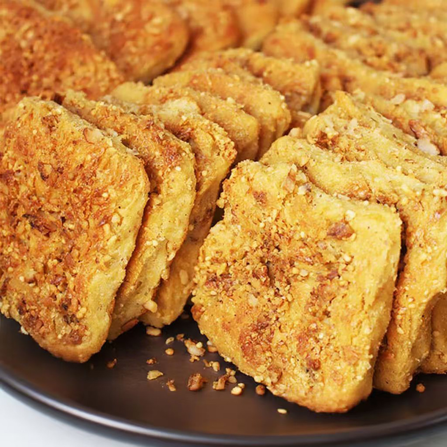 陕西汉中核桃馍点心手工糕核桃饼现做现发即食核桃馍陕南特产