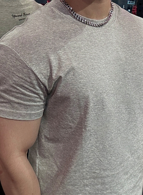 UPWARD FORCE美式基础logo索罗娜凉感T恤男夏季正肩显壮圆领短袖