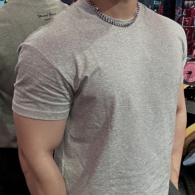 美式索罗娜凉感T恤夏季速干显壮