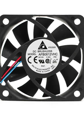 台达 AFB0612VHC 60*60*15MM 12V 0.36A 6CM CPU散热风扇PWM6015