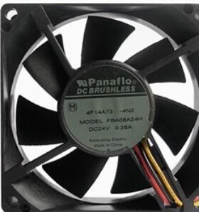 panaflo松下FBA08A24H 8025 0.15A/0.21A/0.26A变频器散热风扇24V