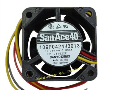 全新三洋24V 0.095A风扇109P0424H301/H3013/H338/H302/H320/H329